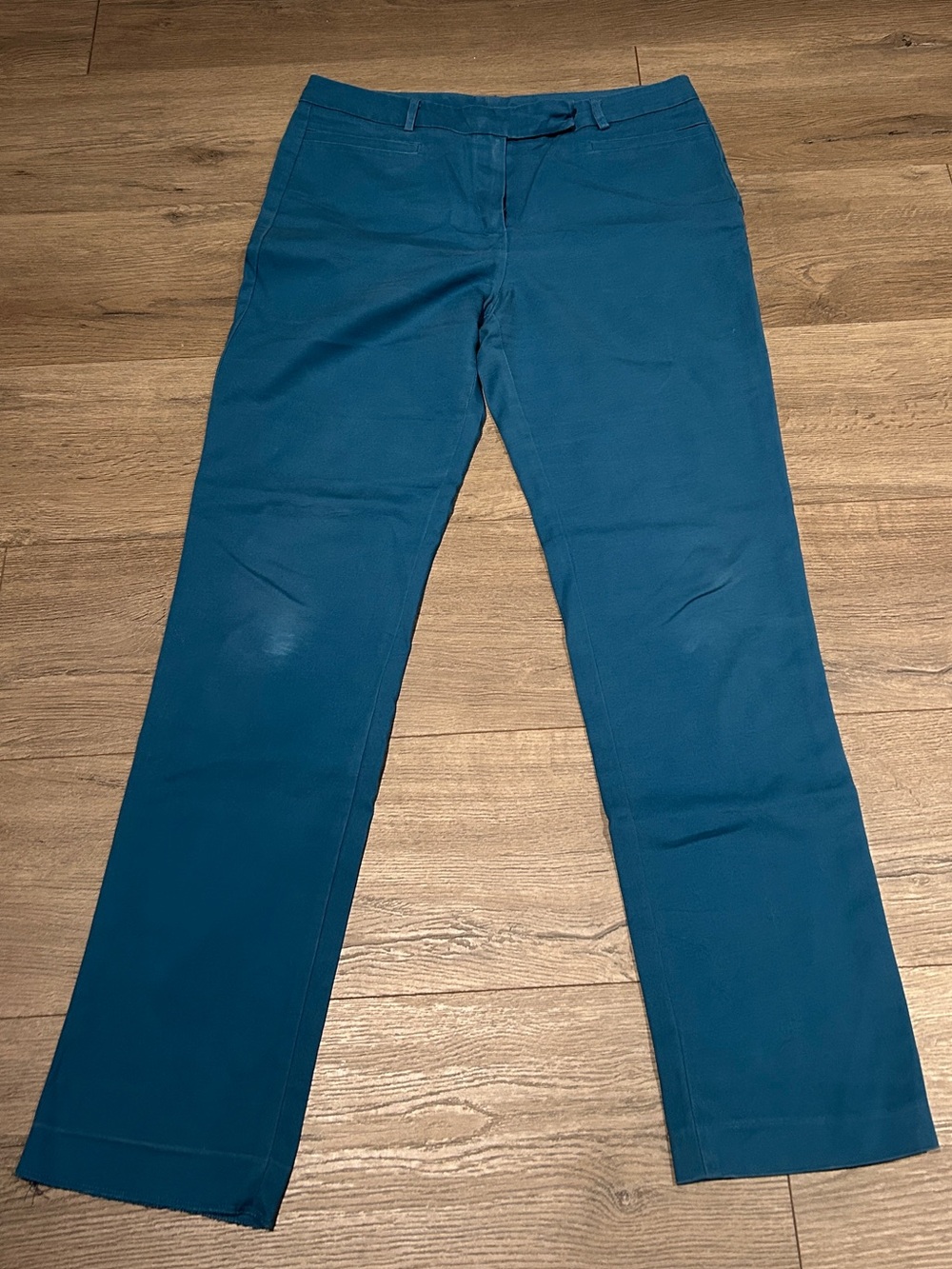 Sharagano Blue Pants with Straight Cut